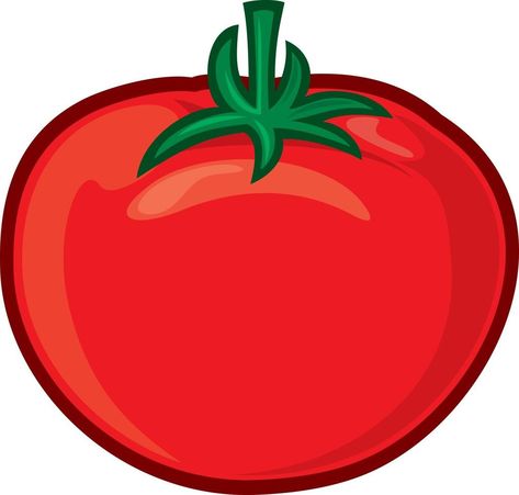 Tomato Vegetable Icon Tomato Cartoon Drawing, Vegitabal Photo Drawing, Tomato Craft, Tomato Images, Tomato Pictures, Tomatoes Illustration, Tomato Cartoon, Tomato Clipart, Red Colour Images