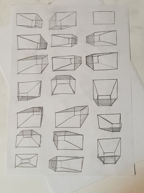 Sketch, drawing, simple sketch, rectangle 3d Rectangle Drawing, 3d Rectangle, Triangle Drawing, Intro To Art, Memories Art, Childhood Memories Art, Art Hacks, Simple Drawings, A Rectangle