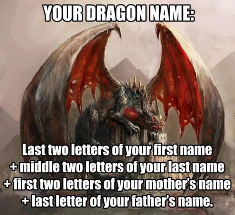 Daily Writing Prompt - Writers Write Funny Name Generator, Dragon Quotes, Dragon Names, Daily Writing Prompts, Fire And Blood, Dnd Funny, Fantasy Names, Jaime Lannister, Funny Names