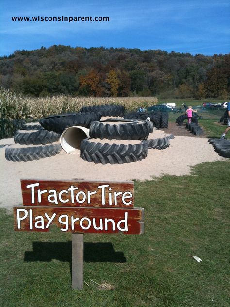 Treinen Farm in Lodi is a fun hobby farm with corn maze, pumpkin patch, and agri-playground for the kids. Pumpkin Patch Business, Tire Playground, Pumpkin Patch Farm, Farm Day, Farm Games, Farm Fun, Tractor Tire, Pumpkin Farm, Hobby Farm