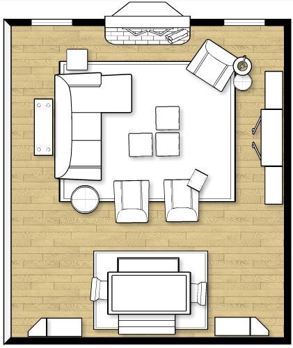 Ok, this is a large room(19x20!) but still...ideas! How To Arrange Furniture In A Family Room Arrange Furniture, Living Room Furniture Layout, Living Room Furniture Arrangement, Family Design, Hemma Diy, Furniture Placement, Small Room Design, Design Room, Family Room Design