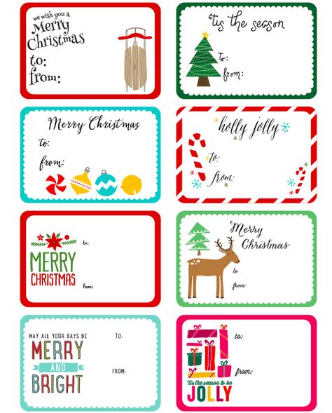 Free Printable Christmas Label Templates by @Angie Sandy Design & Illustration in a whimsical design Free Printable Christmas Labels, Christmas Labels Template, Free Christmas Labels, Christmas Tag Templates, Free Christmas Tags, Christmas Printable Labels, Christmas Gift Tags Template, Free Printable Christmas Gift Tags, Christmas Gift Tags Free