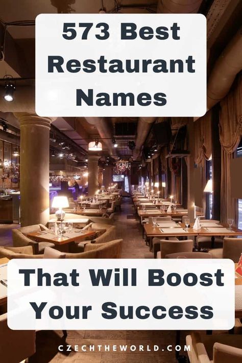 573 Best Restaurant Names to Boost Your Business Success 1 Shop Name Ideas, Baby Name Generator, Irish Bar, Catchy Names, Healthy Restaurant, Restaurant Names, Cool Restaurant, Unique Restaurants, Names Ideas