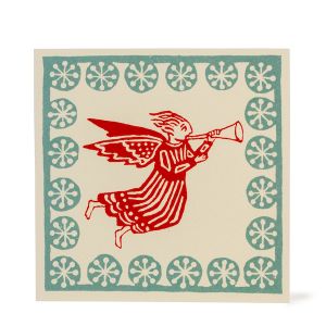 Square Cards, Pale Turquoise, Art Sacre, Angel Cards, Christmas Angel, Christmas Card Design, Square Card, Card Patterns, Lino Print