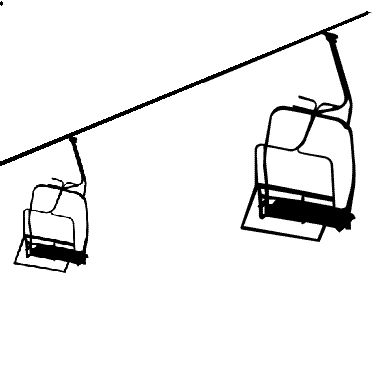 I want my tattoo to be something like this. Only one chair though. Chair Lift Tattoo, Ski Line Drawing, Small Skiing Tattoo, Chairlift Drawing, Ski Tatoos, Chairlift Tattoo, Ski Lift Tattoo, Ski Lift Drawing, Ski Designs