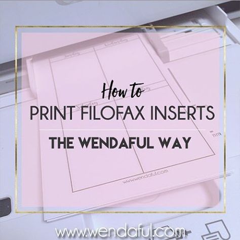 Check out the blog {www.wendaful.com} to learn my secret to printing inserts easily! Sorry for the lack of posts, I've just been feeling very unproductive and lazy, but I picked up my planner last night and read about 3 self help books and this morning I started the miracle morning routine! I've gotten so much done already and hope to keep this up! #inserts #wo2p #plannernerd #blog #blogger #planner #planning #planneraddict #plannerlove #plannernerd #plannerinserts Filofax Printables, Filofax Inserts, Filofax Personal, Filofax A5, Journal Diy, Creative Planner, My Planner, Planner Obsessed, Filofax Planners