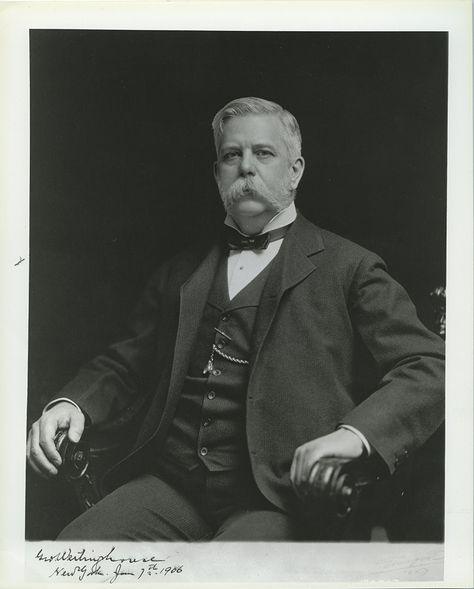 Westinghouse Portrait, 1906. George Westinghouse Museum Collection, MSS 920, Detre Library & Archives at the Heinz History Center. George Westinghouse, Ghost Images, Smithsonian Institution, National Portrait Gallery, Nikola Tesla, Magazine Articles, The Secret History, General Electric, Portrait Gallery