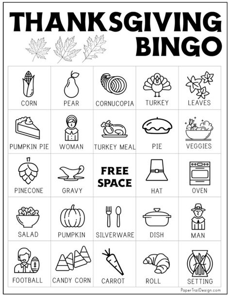 Print our fun Thanksgiving bingo game for a fun Thanksgiving activity to do with the kids. Thanksgiving Classroom Party, Bingo Cards To Print, Classroom Thanksgiving, Fun Thanksgiving Games, Thanksgiving Bingo, Free Printable Thanksgiving, Thanksgiving Worksheets, Thanksgiving School, Bingo For Kids