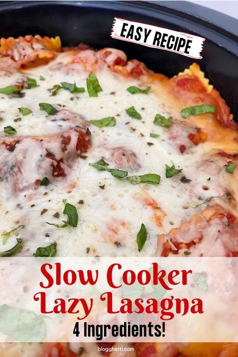 Crockpot Lazy Lasagna, Slow Cooker Lazy Lasagna, Lazy Lasagna Recipe, Crockpot Favorites, Slower Cooker, Lazy Lasagna, Dinner Simple, Lazy Dinners, Crockpot Lasagna