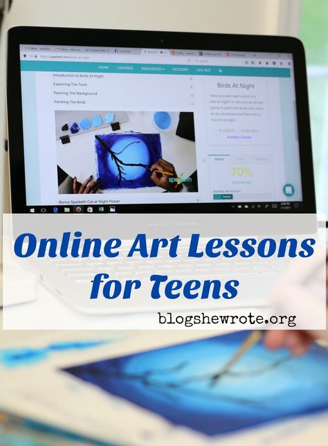 Online Art Lessons for Teens Artists Painting, Homeschool Education, Kids Painting, Inspiration Painting, Online Art Classes, Art Lessons For Kids, Art Curriculum, Interior Painting, Painting Art Lesson