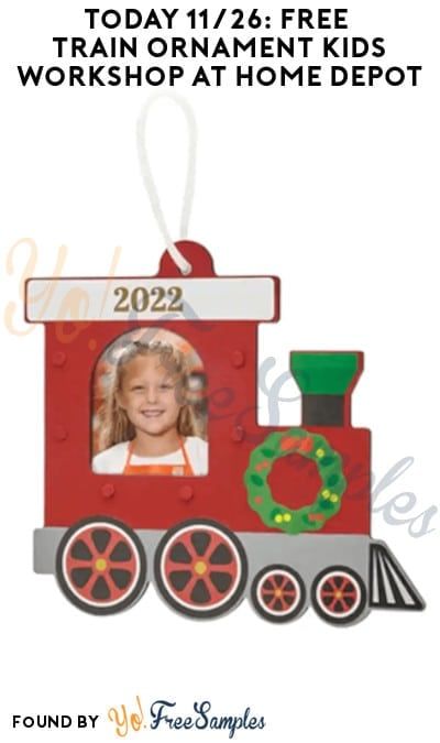 Today 11/26: FREE Train Ornament Kids Workshop at Home Depot (Must Register) https://yofreesamples.com/samples-without-surveys/today-11-26-free-train-ornament-kids-workshop-at-home-depot-must-register Home Depot Kids Workshop, Ornaments Diy Kids, Train Ornament, Kids Workshop, Scrap Wood Crafts, Diy Workshop, Kids Projects, Kids Ornaments, Ornament Kit