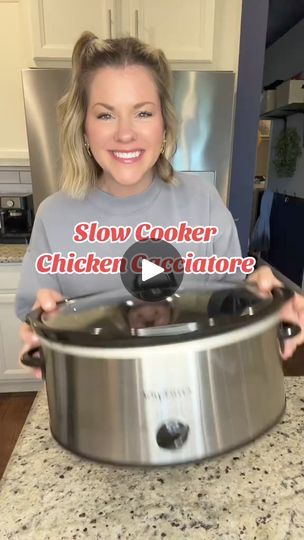 Slow Cooker Chicken Cacciatore, Simple Ingredient Recipes, Spinach Smoothie Recipes, Best Seafood Recipes, Chicken Cacciatore, Crockpot Soup Recipes, Slow Cooker Dinner, Crock Pot Recipes, Favorite Chicken