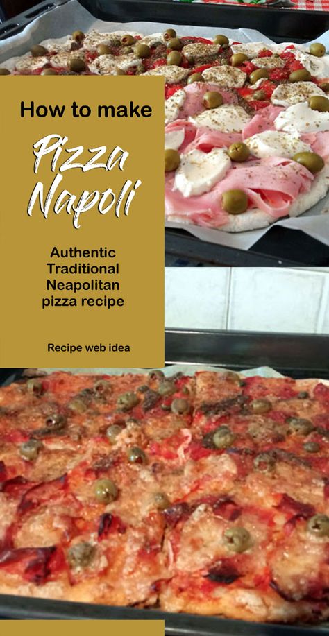 Recipe Pizza Dough, Naples Pizza, Mushroom Pizza Recipes, Fresh Pizza, Italy Naples, Recipe Web, Neapolitan Pizza, Tilapia Recipes, Pizza Dough Recipe