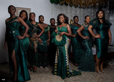 Ghanaian Wedding Traditional Bridesmaids, Traditional Ghanian Wedding Dress, Traditional Ghanaian Wedding Dresses, Ghanian Traditional Wedding, Ghana Traditional Wedding Engagement, Ghanaian Wedding Dress, Ghanaian Traditional Wedding Dresses, Traditional Ghanaian Wedding, Ghanian Wedding