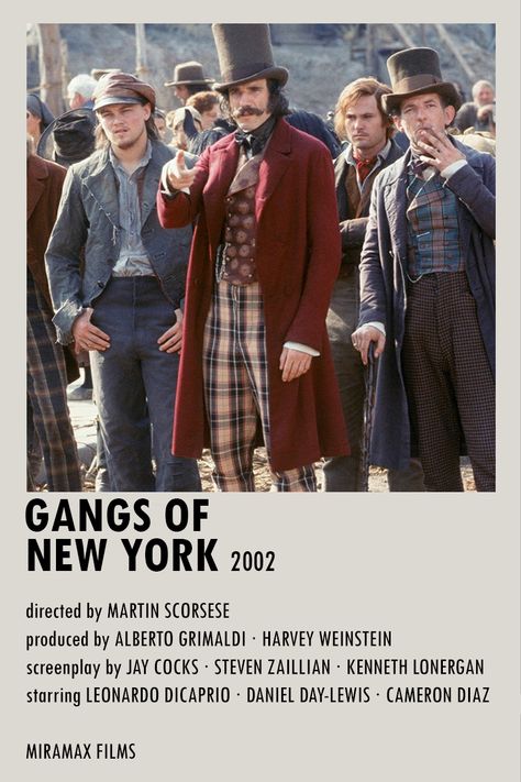 The Gangs Of New York, Gangs Of New York Poster, Gangs Of New York Movie, New York Movie, Gangs Of New York, Movie Wall, Movie Card, Daniel Day, Day Lewis