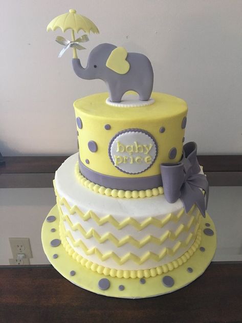 Baby shower cake #elephanttheme #elephantparty #elephant #babyshowerideas #babyshowerthemes #themeparty #partythemes #cake #partydesserts Elephant Baby Shower Theme Girl, Elephant Baby Shower Theme Boy, Baby Shower Cakes Neutral, Elephant Baby Shower Cake, Baby Shower Themes Neutral, Baby Shower Ideas For Boys, Yellow Elephant, Elephant Baby Shower Decorations, Elephant Baby Shower Boy