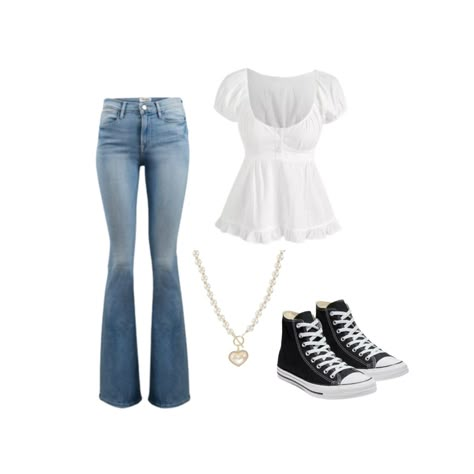 Cute Outfits With White Background, Outfits Hogwarts Dr, Jeans Outfit Inspo Aesthetic, 2000s Outfits Ideas, Stargirl Outfits, 2000s Outfit Ideas, April Outfits, Twd Outfits, Blue And White Outfits