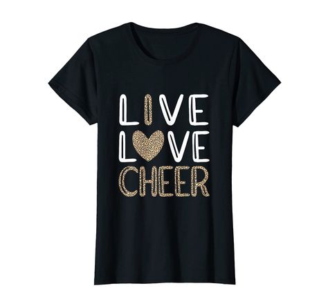 PRICES MAY VARY. This funny Cheerleading Shirt for Women and Girls makes a wonderful Gift for cheerleading Mothers who love to be a Cheer Mom and also for Cheerleading Girls, like your Daughter, Sister or Granddaughter! This Cheer Shirt for Women makes the perfect Outfit for the Gameday if you love to cheer for your Son or Daugher! Lightweight, Classic fit, Double-needle sleeve and bottom hem Cheerleading Shirts, Cheer Tshirts, Cheer Shirt, Cheerleader Girl, Cheer Shirts, Cheer Mom, Shirt For Women, Cheetah Print, Perfect Outfit