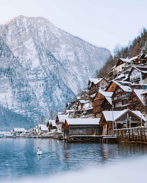 Selena Taylor, Pretty Cities, Winter Getaways, Hallstatt Austria, Cesky Krumlov, Ski Town, Austria Travel, Winter Getaway, Inspiration Instagram