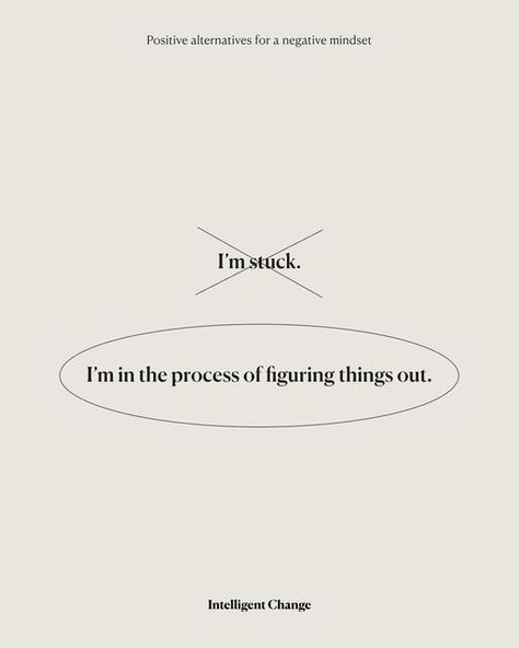 Intelligent Change on Instagram: "Gracefully exit out of the shadows of doubt, and embrace the optimism 💫 Swipe for inspiration for replacing negative everyday thoughts with positive alternatives.   ——  positivethinking, selfdiscovery, personalgrowth, journalingjourney, reflectandgrow, mindfulwriting, dailyprompts, empoweryourself, creativereflection, writingtherapy, innerstrength, intelligentchange, empowerment, clarityofmind" Intelligent Change, The Shadows, Quotes, On Instagram, Instagram