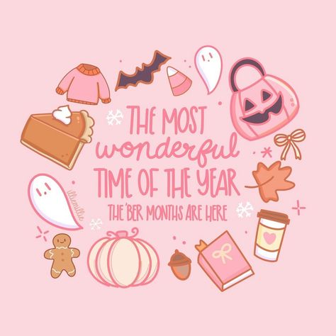 Happy -Ber Month 🎃💖 #newmonth Its The First Of The Month, First Of The Month, Ber Months, Pink Winter, New Month, Birthday Month, Winter Aesthetic, Time Of The Year, The First