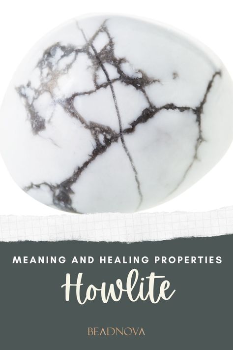 Howlite Meaning and Healing Properties Howlite Meaning, Crystal Magick, Crystals Energy, Crystal Work, Money Cant Buy, Become Wealthy, Crystals Healing Properties, Crystals Healing, Howlite Stone