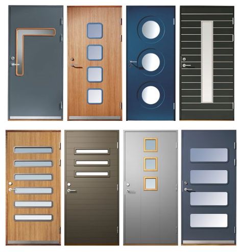 Mid Century Doors, Decorative Screen Doors, Modern Front Door, Cool Doors, Door Design Modern, Main Door Design, Hus Inspiration, Modern Door, Doors And Windows