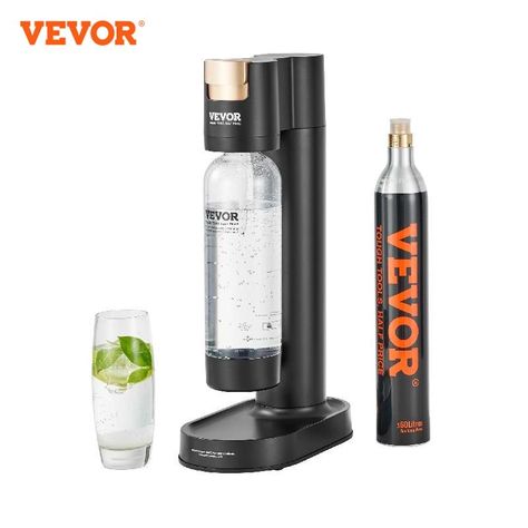 VEVOR Sparkling Water Maker Soda Maker Machine for Home Carbonating Seltzer Water Starter Kit with Natural Soda, Soda Maker, Homemade Soda, Soda Makers, Seltzer Water, Colorful Drinks, Single Burner, Soda Water, Carbonated Drinks