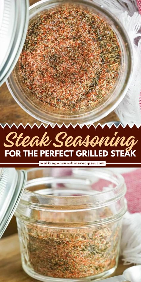 Try this easy seasoning recipe for a simple seasoning for steak! It doesn't take a lot of time because this recipe is quick and easy. Don't miss the BEST steak seasoning recipe and save this recipe now! How To Make Steak Seasoning, How To Season Steaks For The Grill, Flank Steak Seasoning Recipes, Steak Seasoning For Grill, Best Steak Seasoning Grilling, Diy Steak Seasoning, Best Way To Season A Steak, Steak Rub Recipe Easy, Seasoning Steaks For Grilling