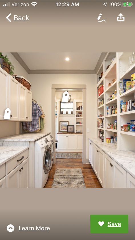 Pantry Shelving Ideas Laundry Rooms, Laundry Room With Butlers Pantry, Pantry With Laundry Room Ideas, Butlers Pantry In Laundry Room, Laundry Room Pantry Combo Diy, Kitchen Pantry And Laundry Room Combo, Laundry Pantry Utility Combo Ideas, Butlers Pantry Ideas With Laundry, Laundry Butler Pantry Combo