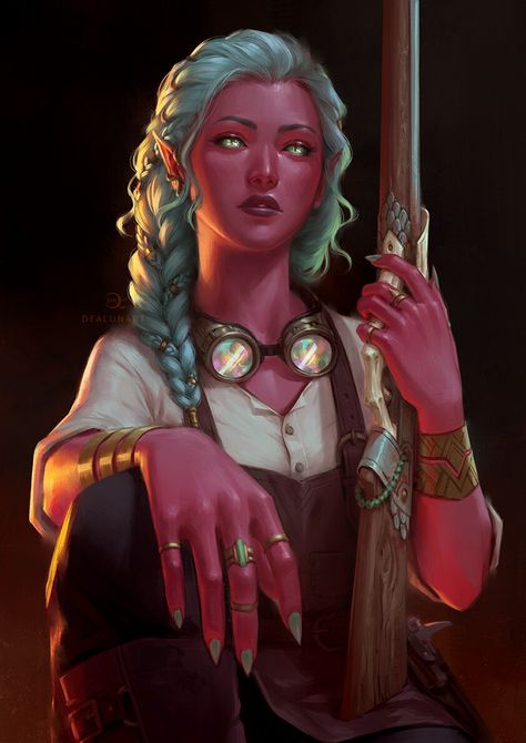 Fantasy Friends, Character Commission, Pathfinder Character, Dungeons And Dragons Characters, Dnd Art, D&d Dungeons And Dragons, Modern Fantasy, Fantasy Inspiration, Female Character Design