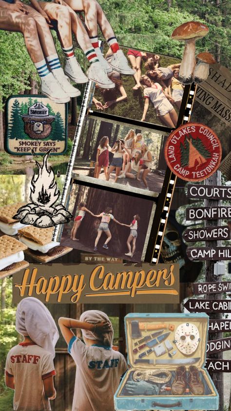 1970s Summer Camp Aesthetic, 70s Camp Aesthetic, Horror Summer Aesthetic, Summer Ween Aesthetic, Horror Summer Camp Aesthetic, Slasher Summer Camp Aesthetic, Slasher Camp Aesthetic, 80s Summer Camp Slasher Aesthetic, Slasher Summer Aesthetic Wallpaper