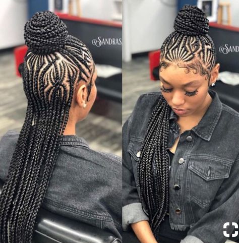 African American Kids Hairstyles, Style Salon, Girl Hairstyle, African Hair Braiding Styles, Braided Cornrow Hairstyles, Gifted Hands, Braid Designs, Hair Braiding, Girls Braids