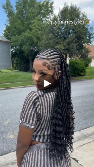 41K views · 4.7K reactions | The exact way you love it?? ✂️: half&half, quickweave he stitches 🔥🔥🔥🔥______👉 Follow, @braidersdirectory for exciting hairstyles and hairstylists 📩DM FOR DIFFERENT PROMO /ADS PACKAGES AVAILABLE  🔍Check out my highlights, stories, and link in bio for available stylists and special deals going on  ______________________  ✂️Featured stylist: @jaymariestylez 📍: #bowiemd DM HER👆 FOR THIS STYLE  ______________________  CHECK OUT AND FOLLOW 👇  ✂️ @WHATHAIRDAILY for dopest🔥 wigs and weaves styling tutorials 💅@NAILSTALKDAILY for dopest🔥 nail arts tutorials and fashion ______________________  IGNORE  #braids #braidstyles #hair #naturalhairstyles #crochetbraids  #knotlessbraids #lemonadebraids #boxbraids #protectivestyles #dmvstylist #dmvbraider #dmvbraids #b Half Feed In Braids Half Sew In Curly, Feed In Braids Hairstyles, Feed In Braid, Braided Hairstyles For Black Women, Sew In, Special Deals, Nail Art Tutorial, Nail Arts, Crochet Braids