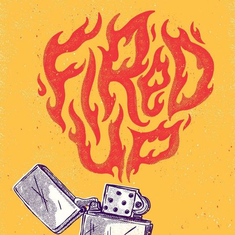 Fire Ideas Art, Graphic Tee Design Ideas Typography, Clever Graphic Design, Fire Typography Design, Interesting Graphic Design, Fire Illustration Draw, Fire Aesthetic Drawing, Fire Poster Design, Shirt Ideas Drawing