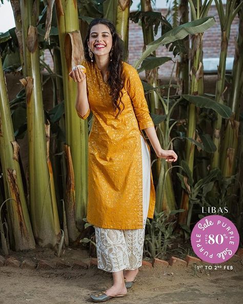 Kurti With Palazzo Party Wear, Simple Plazo Kurti Design, Palazzo Party Wear, Plazo Kurti Design, Plazo Kurti, Kurti With Palazzo, Indian Kurti Designs, Latest Kurti, Indian Designer Suits