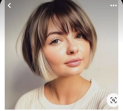 Bob With Straight Across Bangs, Stacked Bob Hair Color Ideas, Short Bob Fringe Hairstyles, Sassy Bob Haircut With Bangs, Very Short Choppy Bob, Bob With Internal Layers, Stacked Bob With Fringe, Stacked Bob With Bangs Fine Hair, Short Bob Colored Hair