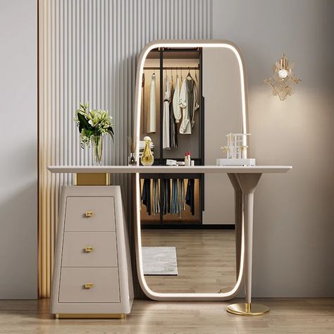 Dressing Table Design Bedrooms, Nordic Makeup, Classic Dressing Table, Dressing Table Modern, Classic Dressing, Dressing Table With Drawers, Study Table Designs, Dresser Design, Dressing Table Design