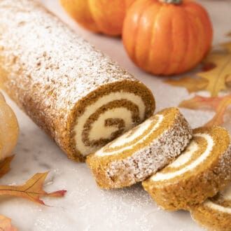 Pumpkin Roll - Preppy Kitchen Libbys Pumpkin Roll, Pumpkin Cream Cheese Roll, Pumpkin Roll Cake, Pumpkin Rolls Recipe, Roll Cakes, Cream Cheese Rolls, Cake Roll Recipes, Baking Desserts, Cheese Pumpkin