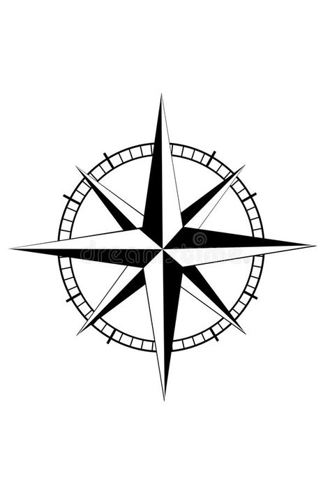 Sextant Tattoo, Geometric Compass Tattoo, Compass Tattoo Meaning, Nautical Compass Tattoo, Christus Tattoo, Compass Pattern, Wellen Tattoo, Nautical Star Tattoos, Star Tattoo Meaning