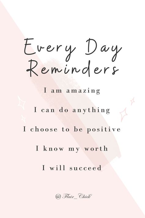 Good Morning Self Love Quotes, Every Day Quotes Daily Reminder, May Reminders, Motivational Quotes For Morning, Daily Reminder Quotes Motivation, Daily Reminder Aesthetic, Reminder Affirmations, Reminders For Yourself, Self Love Reminders