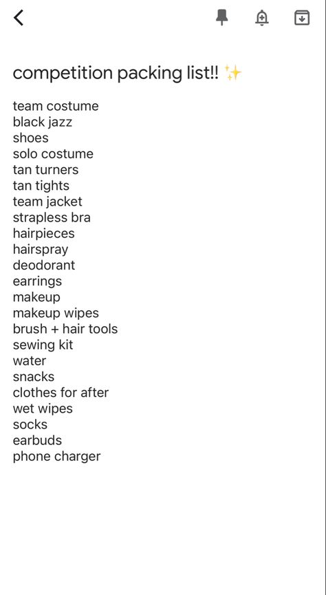 Dance Comp Checklist, Dance Competition Makeup Tutorial, What To Pack For Dance Competition, Dance Competition Packing List, Dance Competition Checklist, Dance Competition Makeup, Dance Career, Dance Competition Hair, Competition Makeup