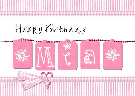 Happy Birthday Mia, Princess Mia, Holiday Flyer Design, Birthday Wishes Cards, Happy Bday, Birthday Happy, Holiday Flyer, Birthday Greetings, Flyer Design