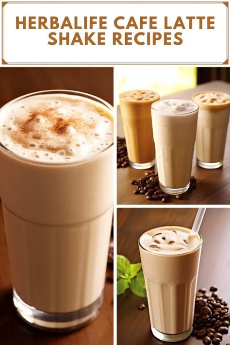 Easy Herbalife Shake Recipes, Herbalife Cafe Latte Recipes, Herbalife Coffee Shake Recipes, Herbalife Coffee Recipes, Shake Recipes Herbalife, Cafe Latte Shakeology Recipe, Cafe Latte Recipe, Maple Latte Recipe, Herbal Life Shakes