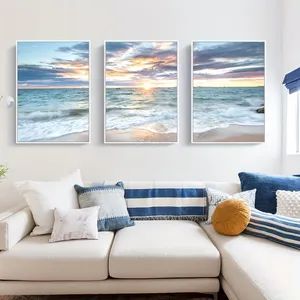 House Artwork, Turquoise Wall Art, Turquoise Walls, Professional Packaging, Coastal Living Rooms, Artwork For Living Room, Seascape Art, Coastal Living Room, By The Ocean