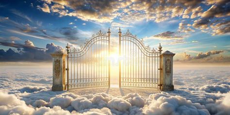 A Depiction of the Pearly Gates of Heaven AI-Generated Content Stock Photo - Image of background, depiction: 323718106 Pearly Gates Of Heaven, Photo Background Wallpaper, Gate Of Heaven, Painting Backgrounds, Heaven Pictures, Heaven Wallpaper, Gates Of Heaven, Pearly Gates, Heaven's Gate