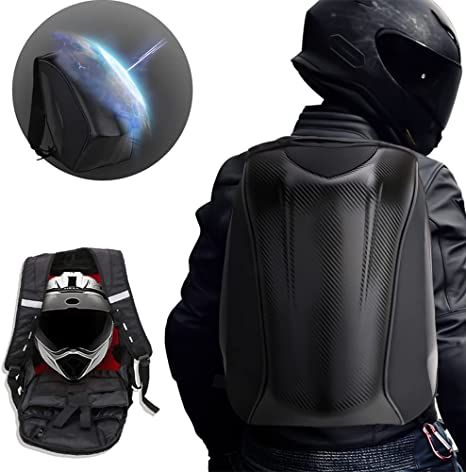 Shell Backpack, Cycle Storage, Motorcycle Backpacks, Motorbike Helmet, Going To Rain, Backpack Waterproof, Waterproof Bag, Racing Motorcycles, Gear Bag