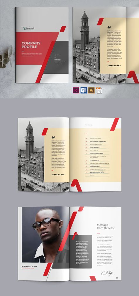 Design Booklet, Company Profile Design Templates, Company Profile Brochure, Profile Template, Presentation Folder, Tattoos Outdoors, Booklet Design, Architecture Quotes, Celebrities Humor