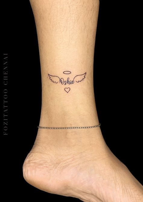 Tattoo Ideas For Late Mom, Cute Pet Memorial Tattoo, Cute Tattoos For Dogs That Passed, Tattoo In Honor Of Dog, Tattoo Idea For Lost Dog, Past Dog Tattoo, Passed Animal Tattoos, Dog Memory Tattoo Ideas, Late Dog Tattoos