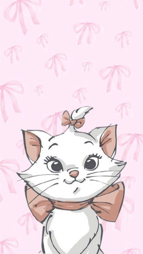 Wallpaper Marie Wallpaper Disney, Disney Lock Screen, Marie Wallpaper, Cat Wallpaper Iphone, Marie Disney, Marie Cat, Wallpaper Disney, Mother Cat, Disney Phone Wallpaper